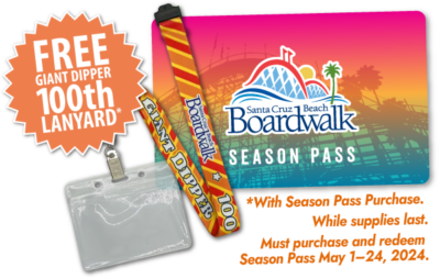 Season Pass and Free Giant Dipper 100th Lanyard