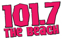 101.7 FM The Beach logo